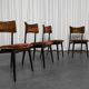 Set de 4 chaises modernistes