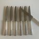 Set of 7 knives from brasserie Vieux Paris Cluny Ravinet Denfert 1960