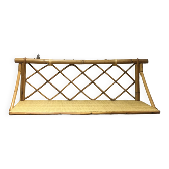 Rattan shelf