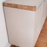 Wooden sideboard with 10 drawers