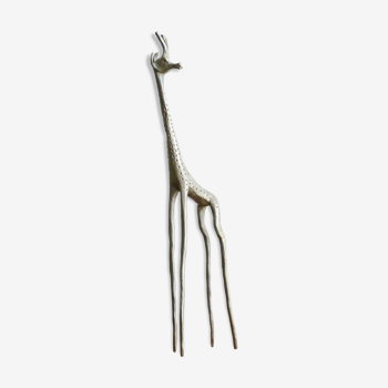 Girafe en laiton, années 50