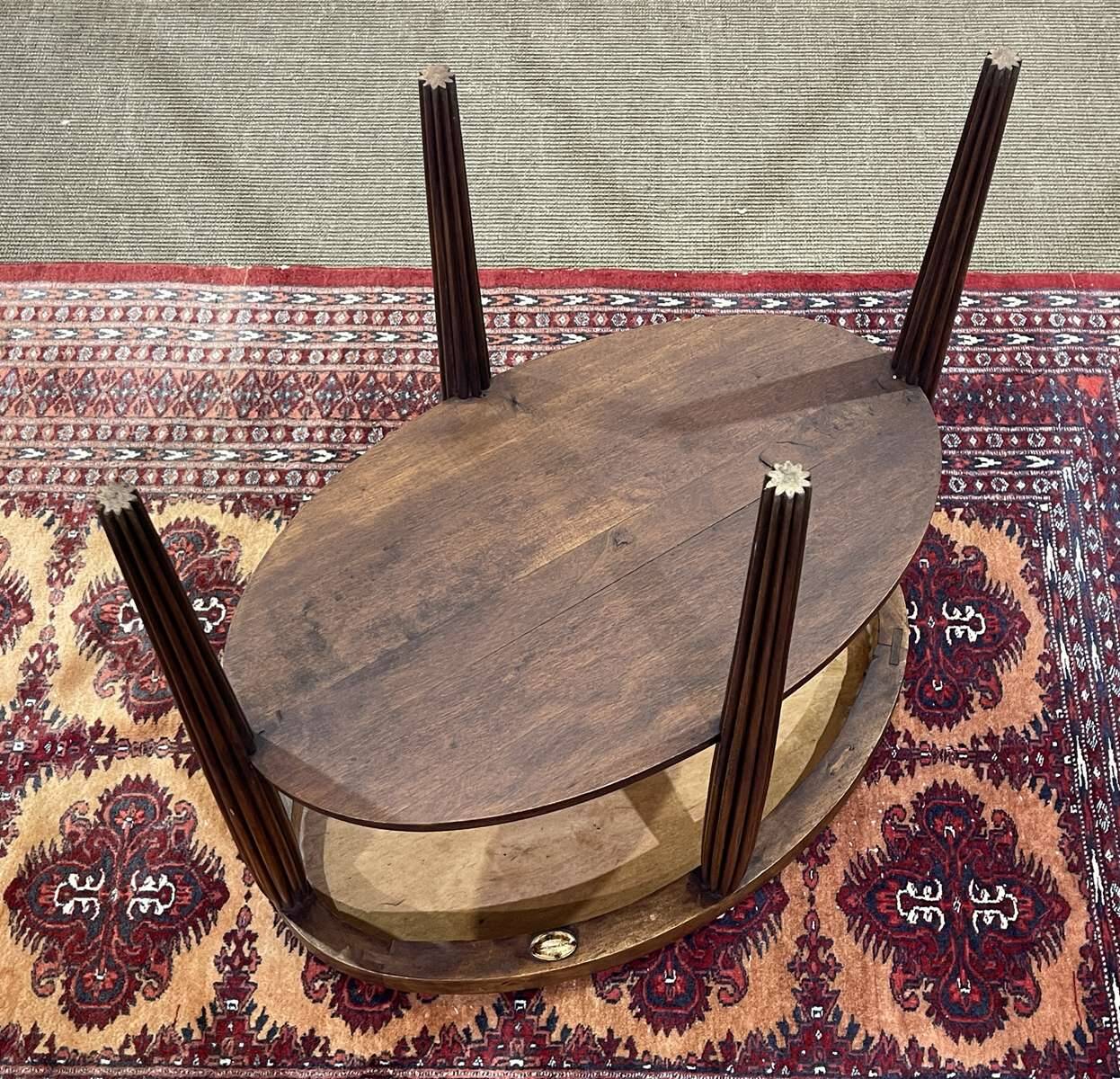 1930s Art Deco beech pedestal table