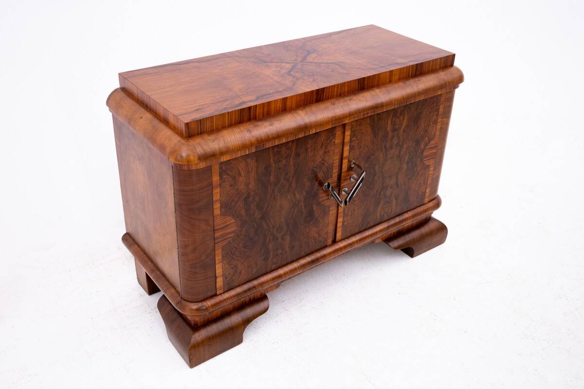 Art Deco chest of drawers, Poland, 1940s.