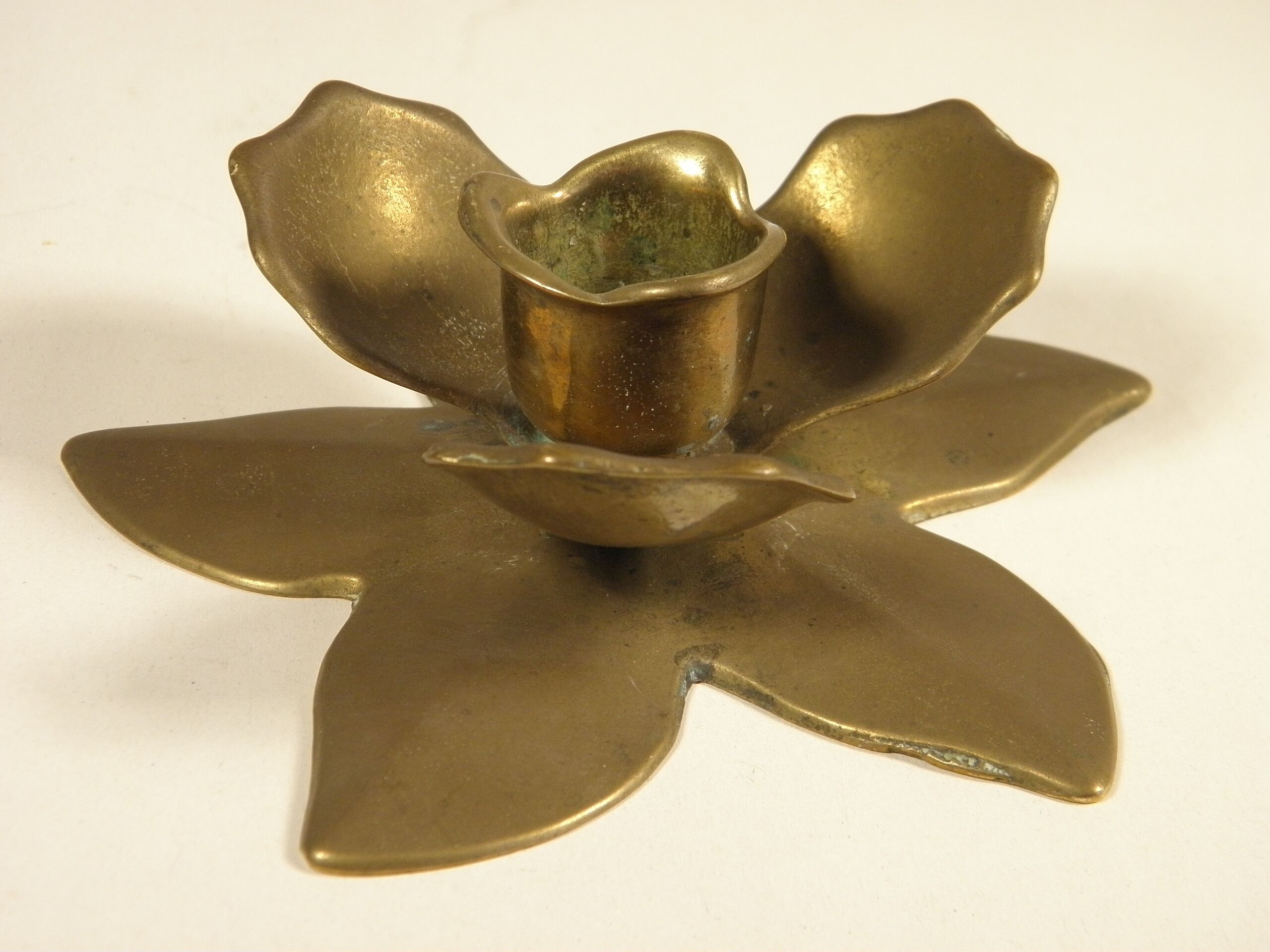 Brass candle holder