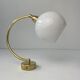 Old vintage curve opal wall lamp