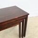 Nest of tables in rosewood, Denmark, 1960s.