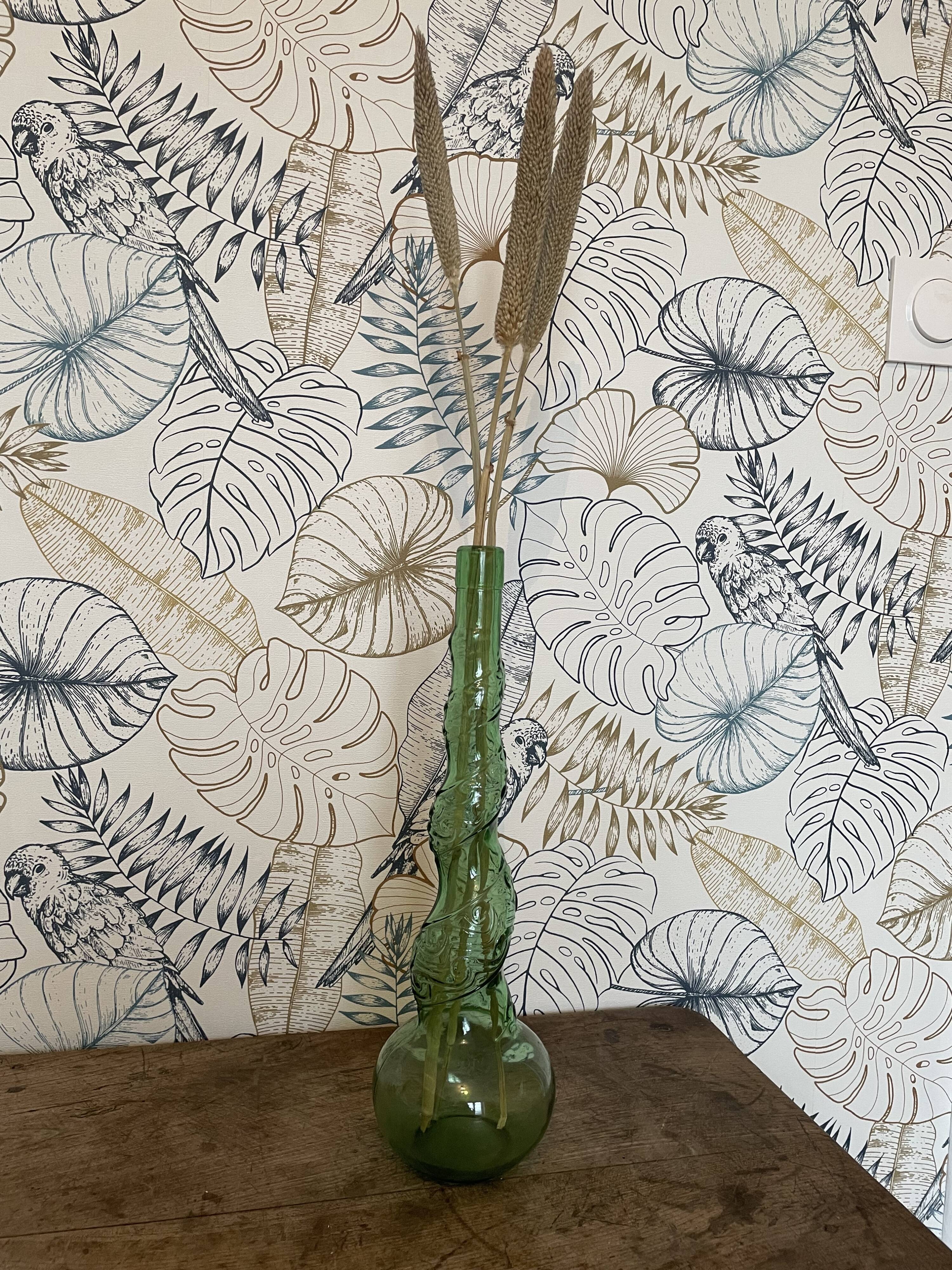 Green vase
