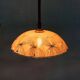 70s space age glass pendant, vintage glass pendant from Sweden.