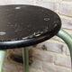 Tabouret de laboratoire en bois et métal