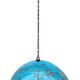 Metal hanging with its original blue colour