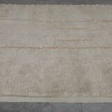 Moroccan ivory rug - Plain cream rug 150/250cm