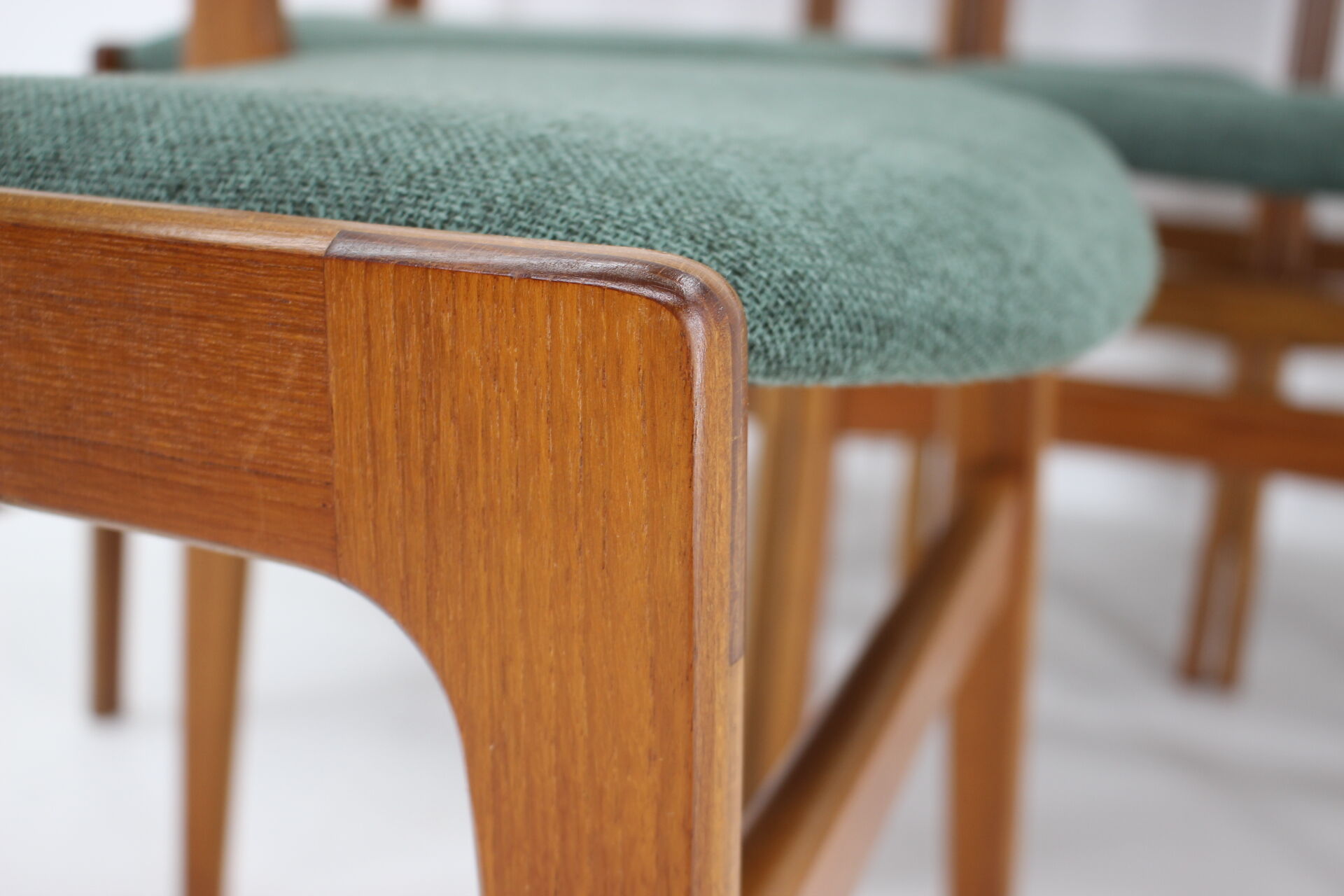 1960s Set of Six Teak Dining Chairs, Denmark