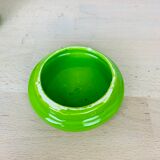 Green ceramic teapot 50s vintage