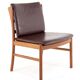 Ensemble de 4 chaises japonaise par Hita Kogei 'Nikko