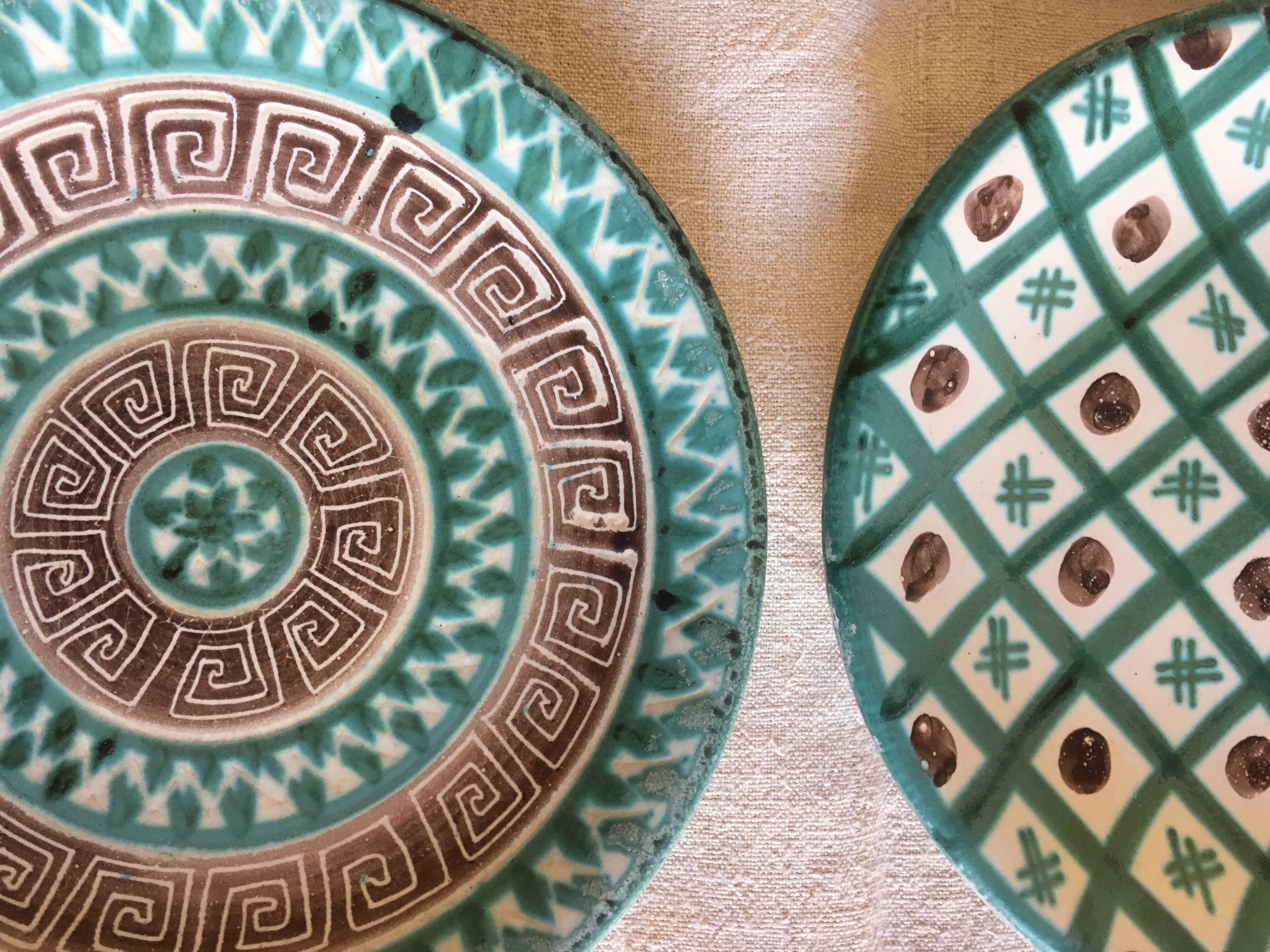 Platters Vallauris 60s Robert Picault