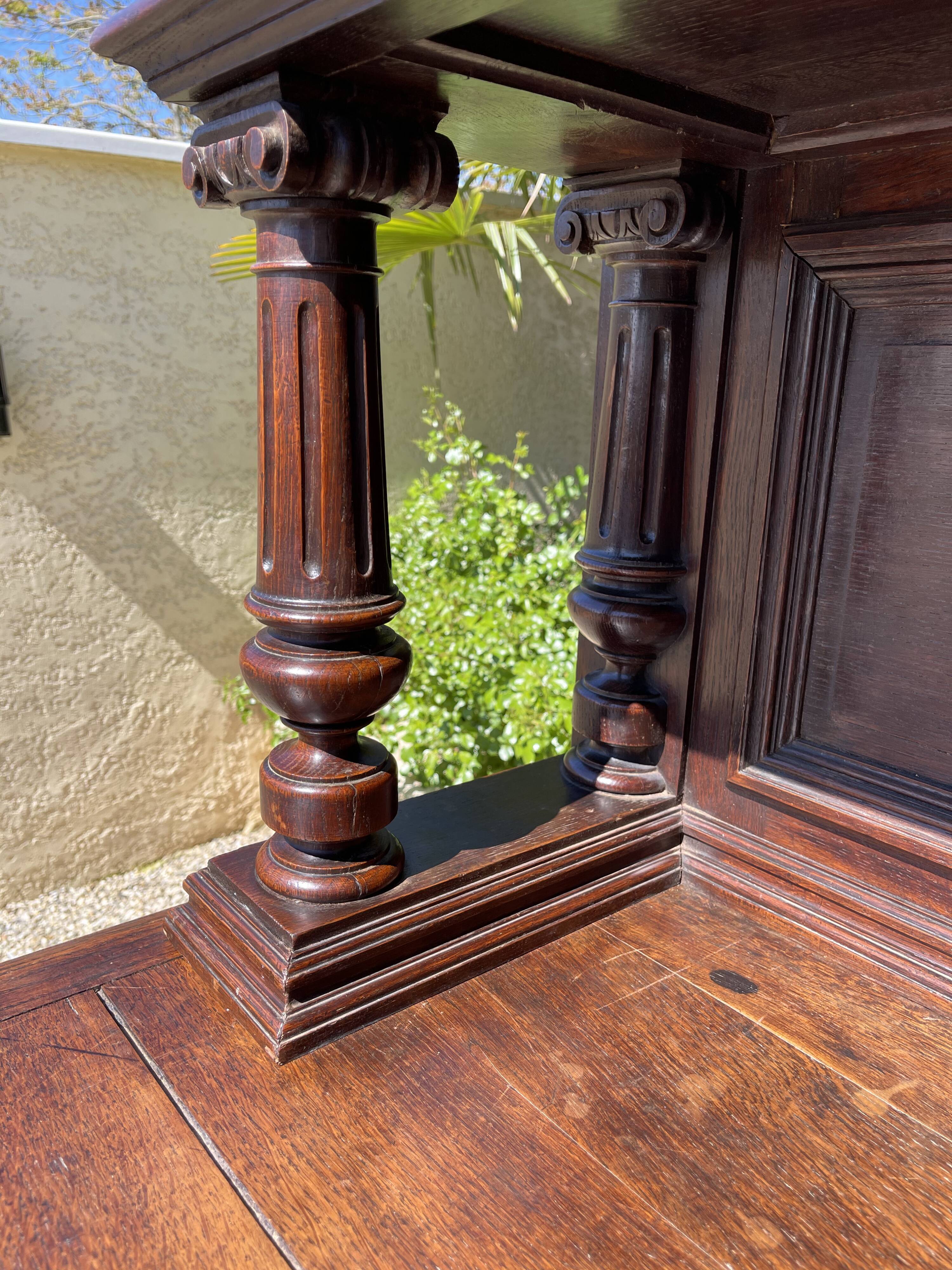 Hunting Buffet in Oak Renaissance Style