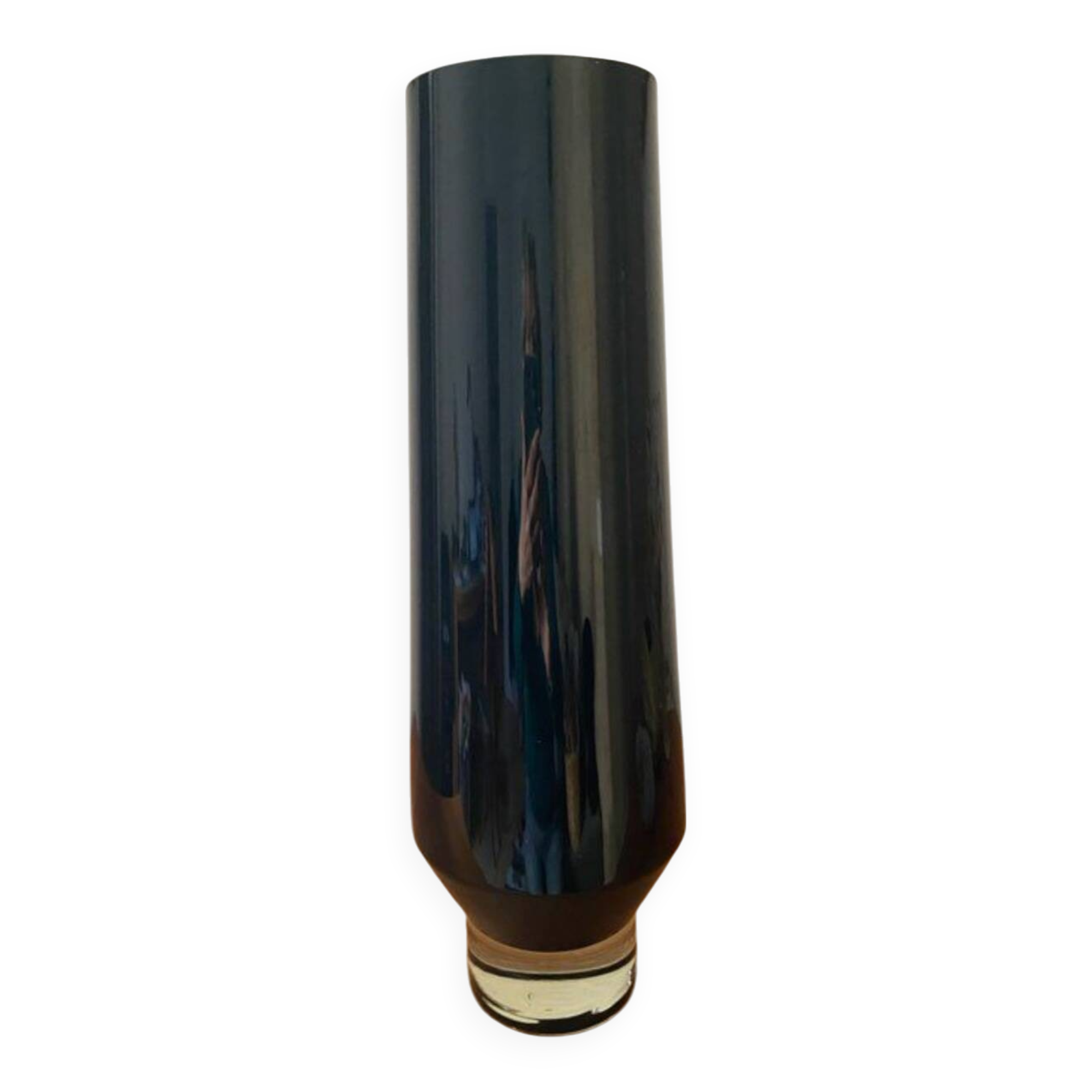 Thick glass vase