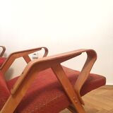 Red Armchairs By Frantisek Jirak Tatra Nabytok Pravenec – Famous Design From 60’s - PAIR