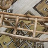 Bamboo and rattan bar cart, 1950