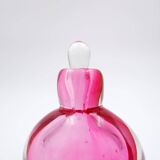 “Sommerso” perfume bottle in pink and transparent glass