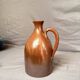 Old Pitcher Jug Vase Soliflore Ceramic Stoneware Brown Spout Vintage