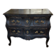 Commode patine noire cirée