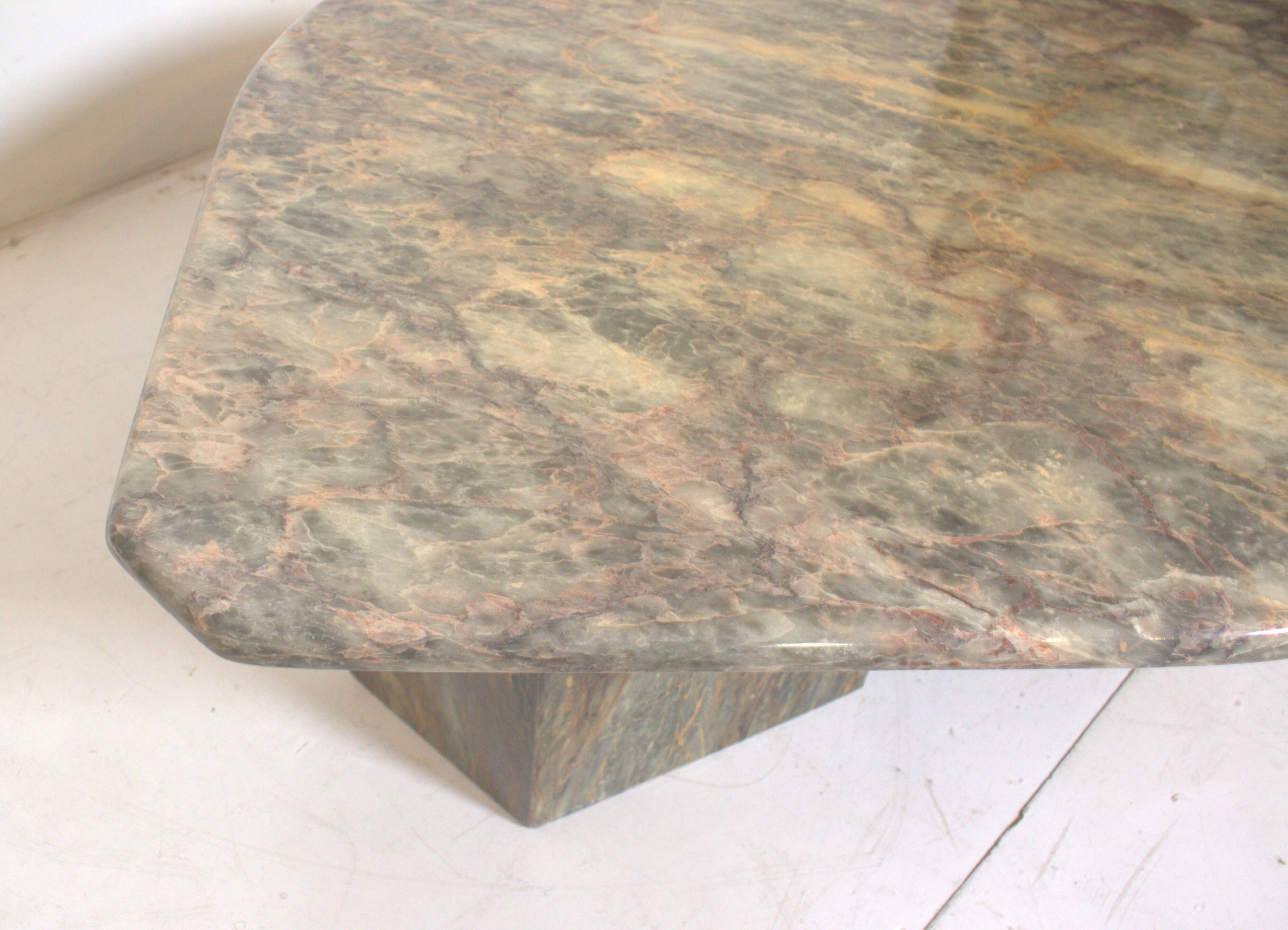 Vintage Italian Onyx Coffee Table from the 1970s