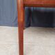 Vintage walnut table with 2 drawers