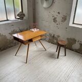 Vintage oak compass desk