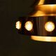 Danish space age suspension design, vintage pendant from the sixties.