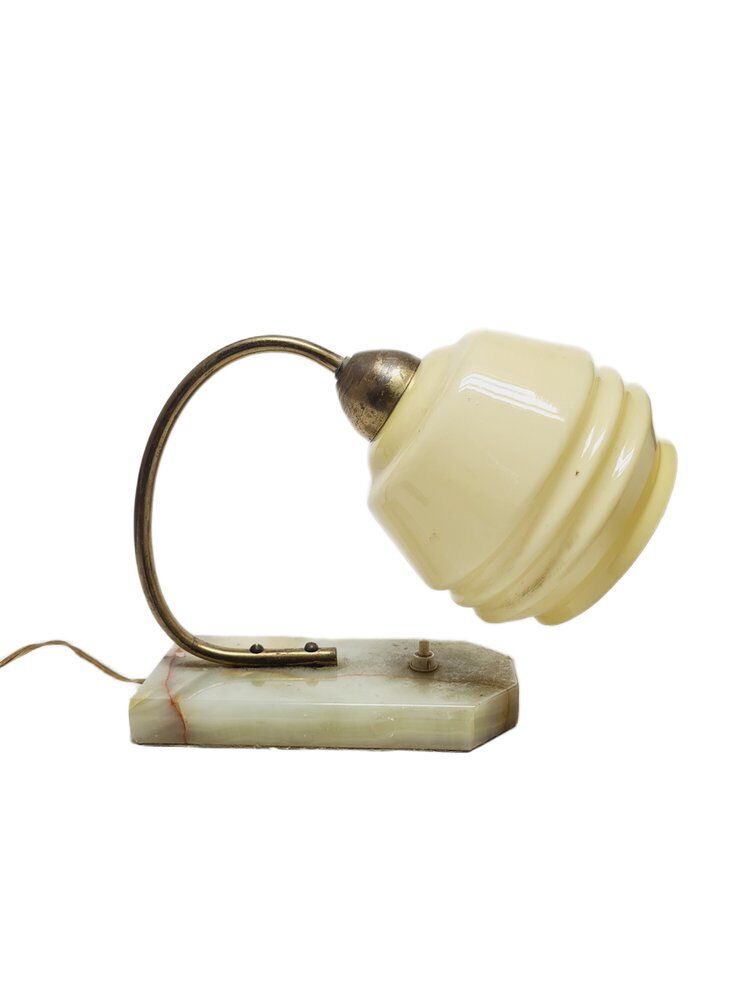 Art Deco bedside lamp, Belgium, 1950s