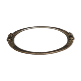Art Deco pewter mirror