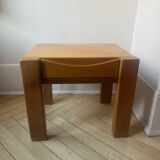 Elm bedside table in the Maison Regain style.