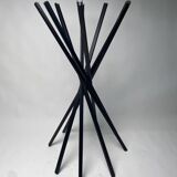 Vintage Zanotta Sciangai Adjustable Clothes Stand with Frame in Black Ash, 1973