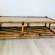 Vintage rattan coffee table, natural elegance
