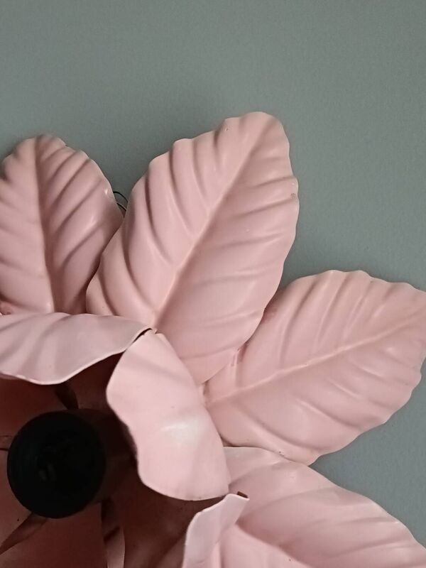 Applique fleur rose vintage