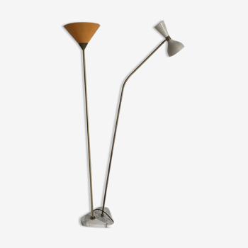 Floor lamp design articulated brass