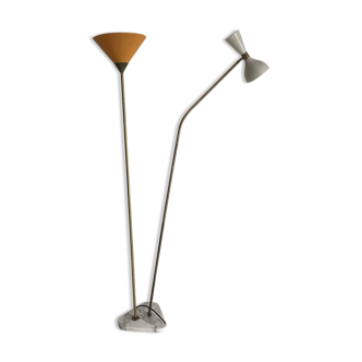 Floor lamp design articulated brass