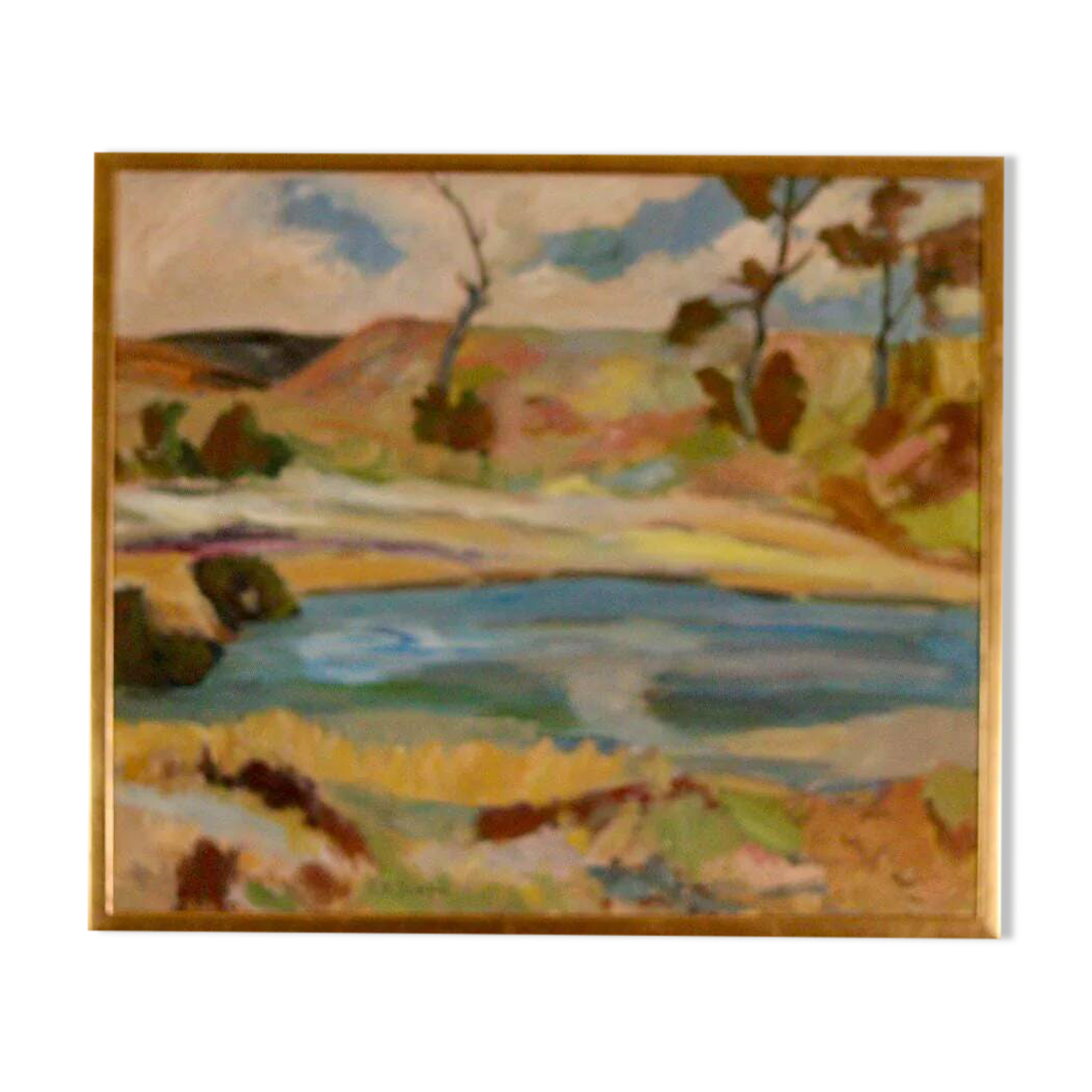 Serene landscape by E. O. Jonza