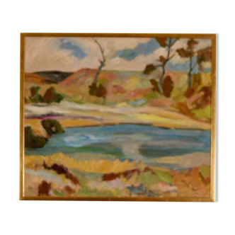 Serene landscape by E. O. Jonza