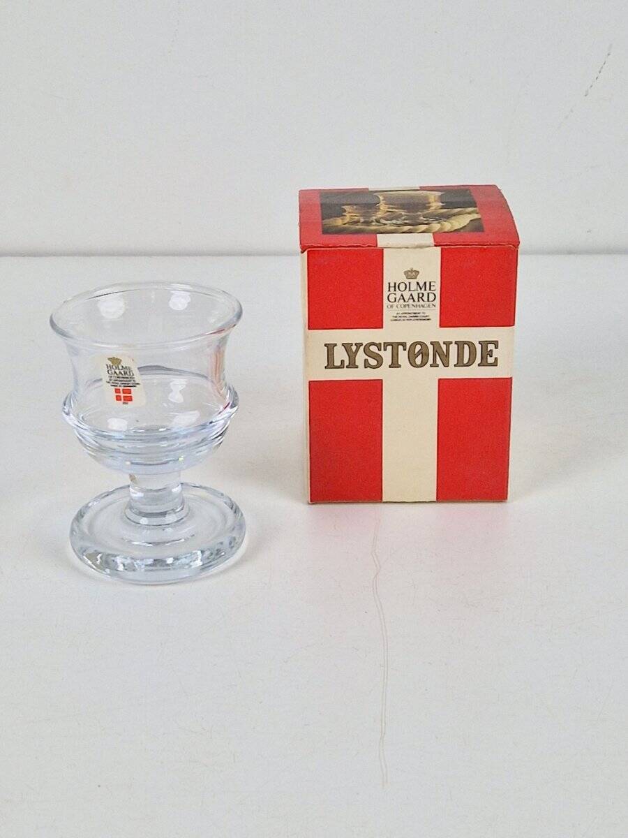 Verres à shot vintage par Michael Bang pour Holmegaard, années 1970, ensemble de 4