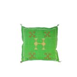 Sabra green Moroccan cushion