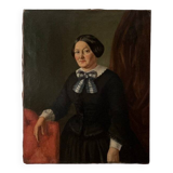 Portrait d'une femme du 19ème siècle, encadré