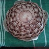 Ceramic dish in the shape of a basket