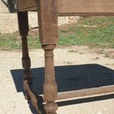 Antique table in natural wood