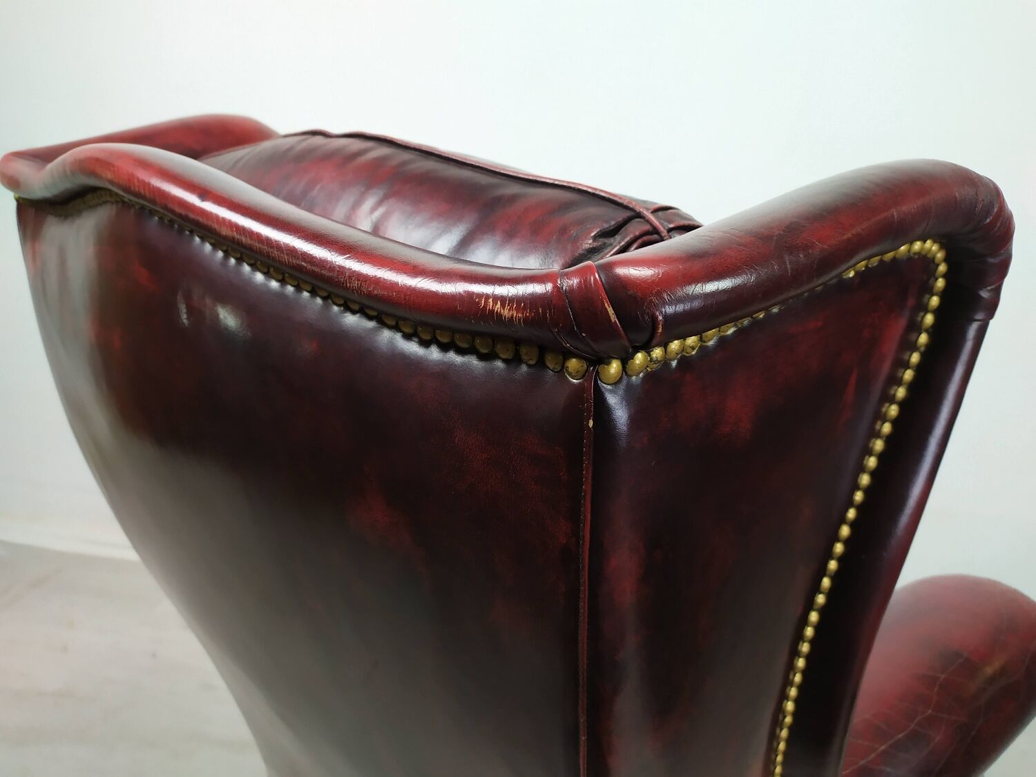 Chesterfield sofa and armchair