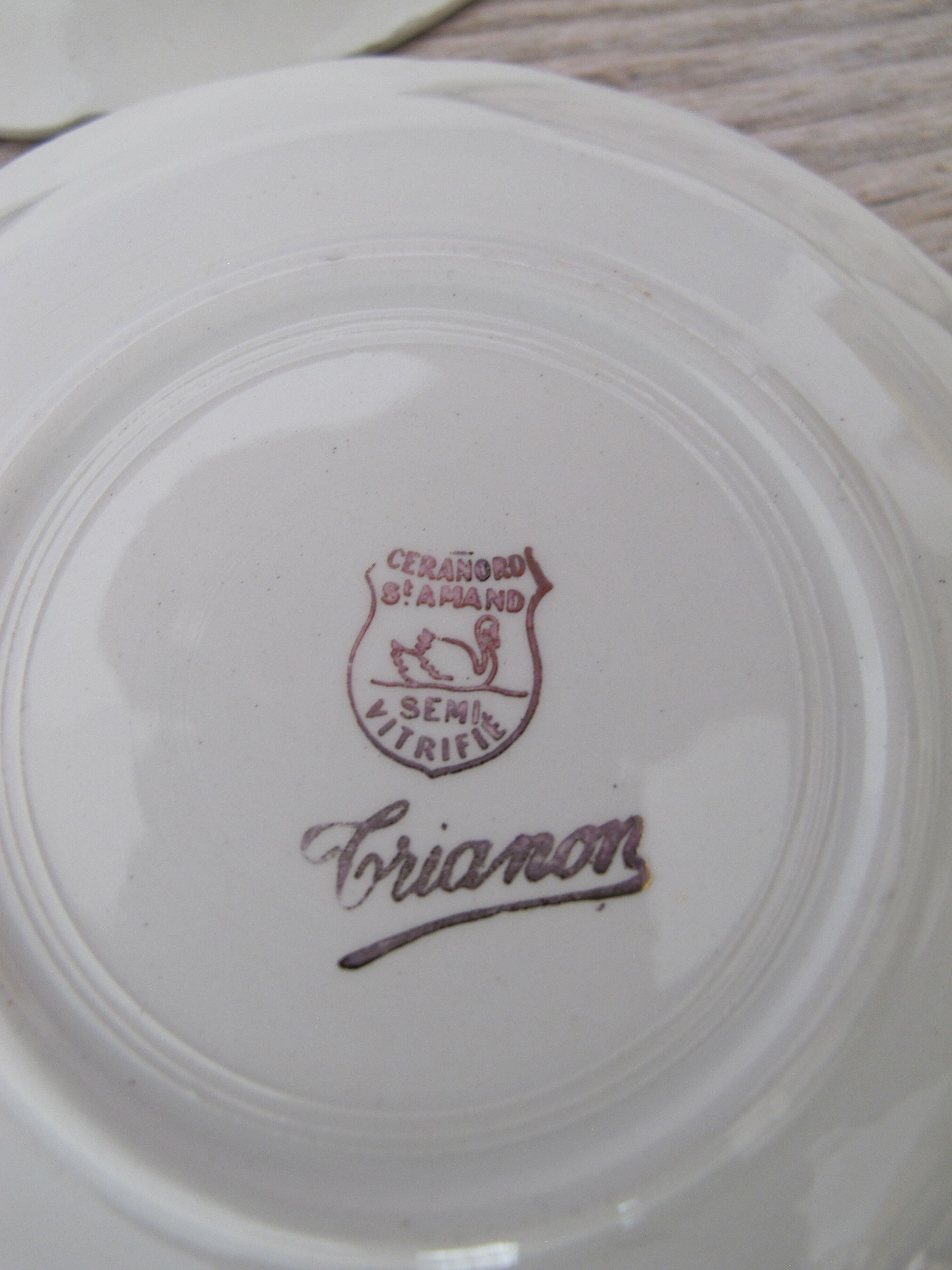 Saint Amand vintage 4 cups set.