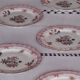 Assiettes à dessert Bernardeaud Limoges _Compagnie des  Indes