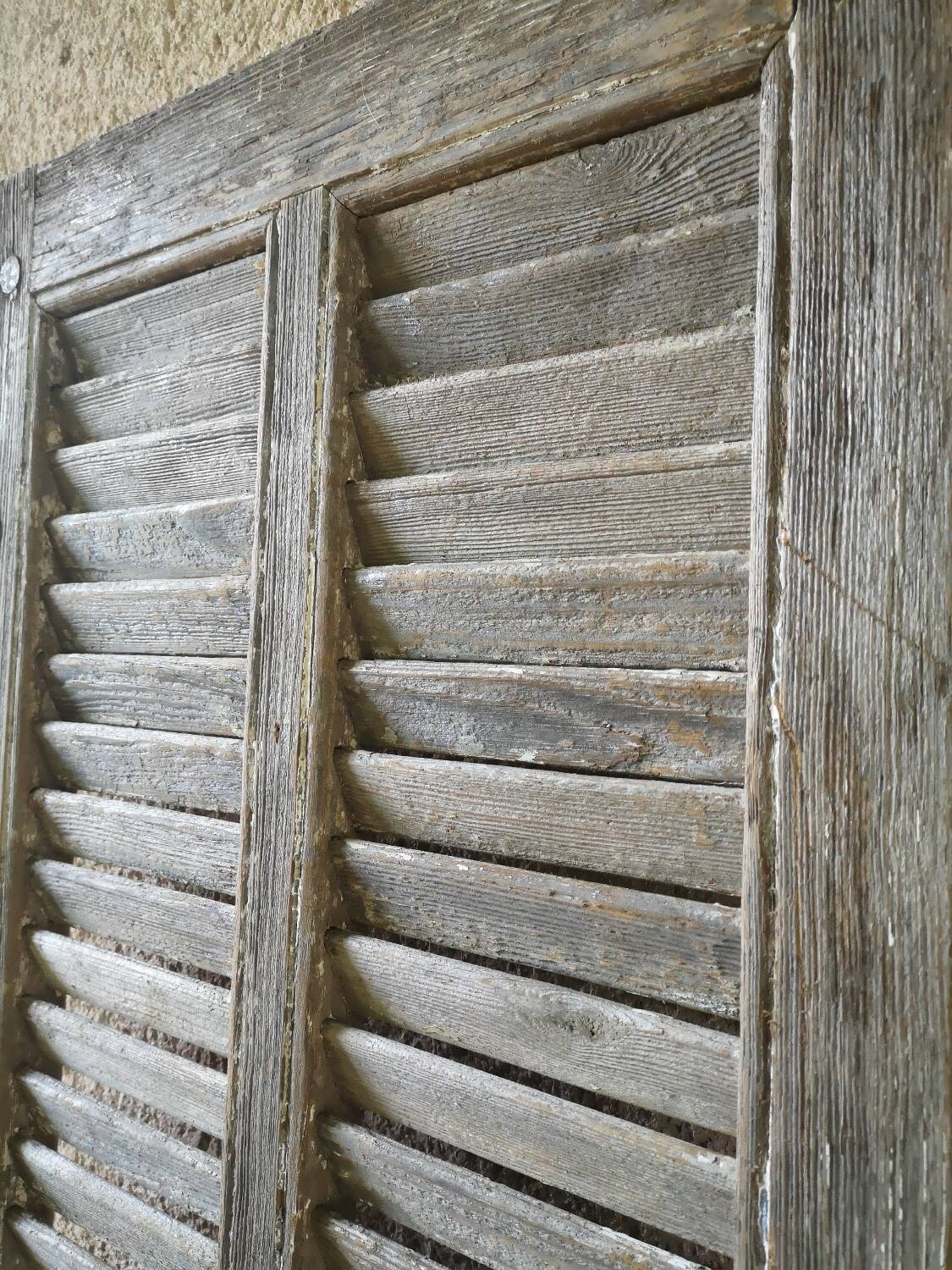 Old wooden shutters
