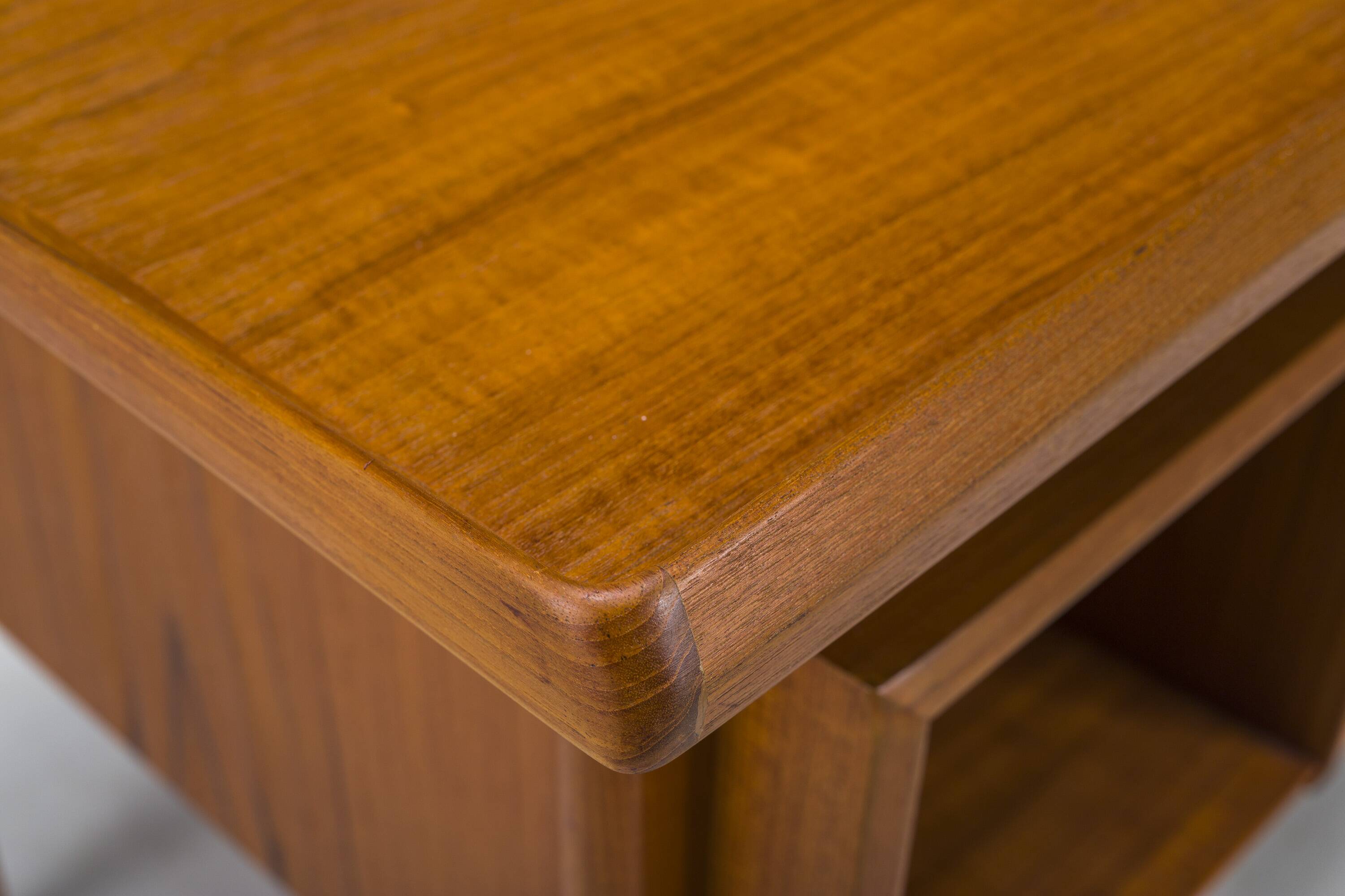 Danish Teak Desk by Peter Lovig Nielsen for Hedensted Mobelfabrik, 1972